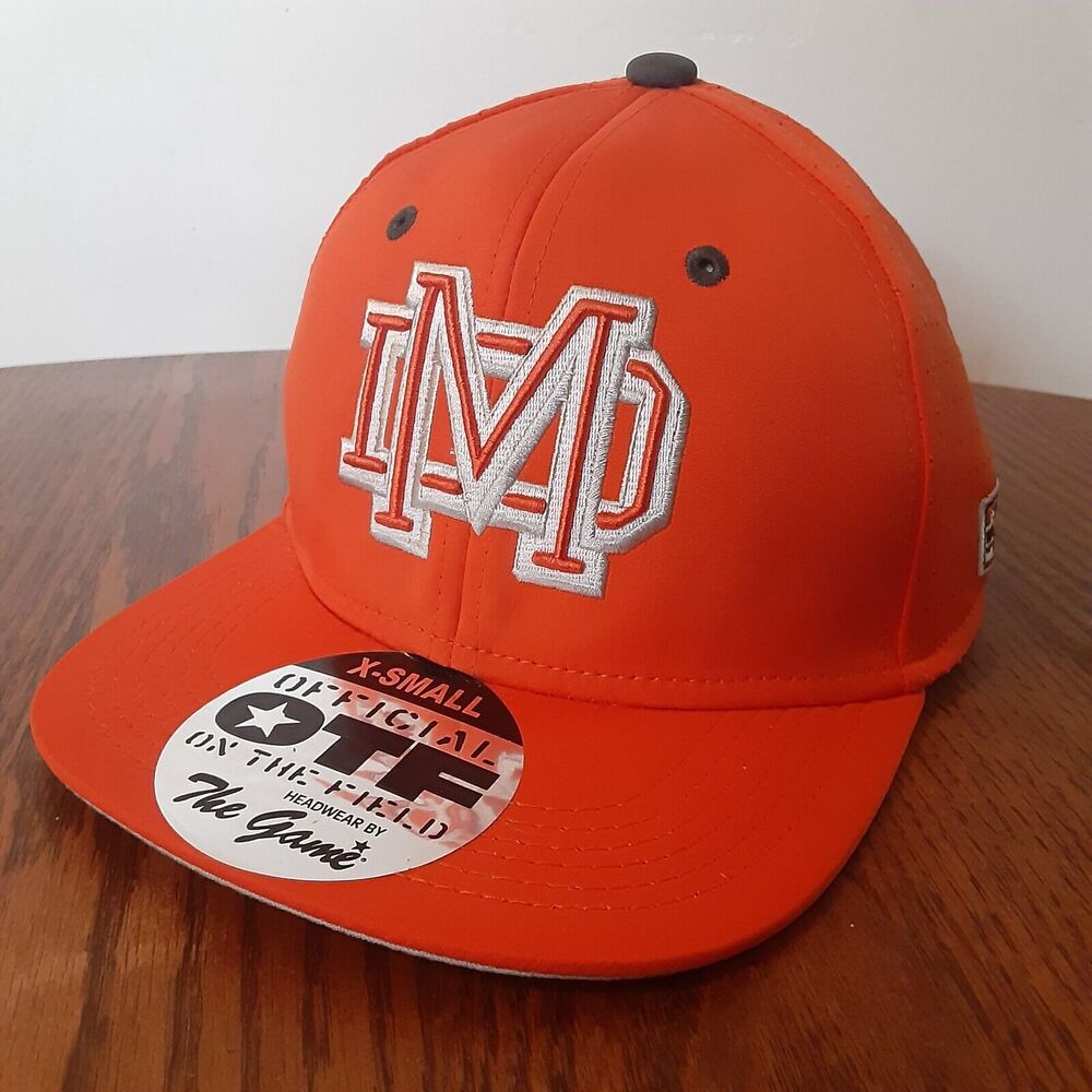 Mount Dora Hurricanes Hat A-Flex The Game XS Orange Baseball Cap Embroidered